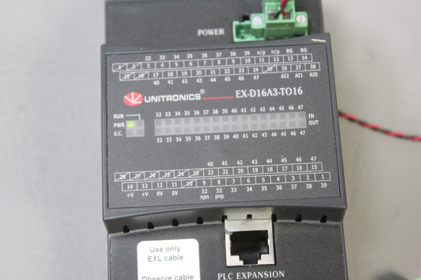 UNITRONICS I/O MODULE EX-D16A3-TO16