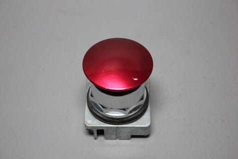 1 SIEMENS RED MUSHROOM HEAD PUSH BUTTON 52PP2A2