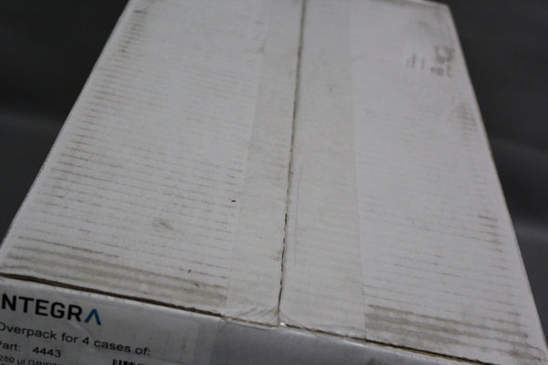 NEW CASE OF INTEGRA 1250 uL GRIPTIP PIPETTE TIPS 5x RACKS OF 96 TIPS (X4) 4443