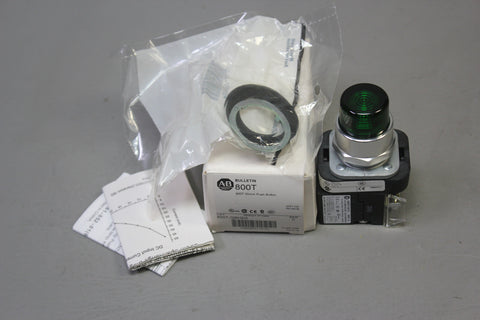 NEW ALLEN BRADLEY ILLUMINATED PUSHBUTTON  800T-QBH2G SER. U