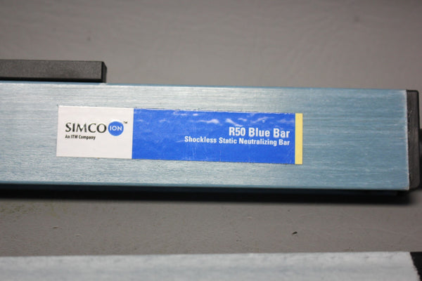 SIMCO ION R50 BLUE BAR SHOCKLESS STATIC NEUTRALIZING BAR W/L50 AIR TUBE