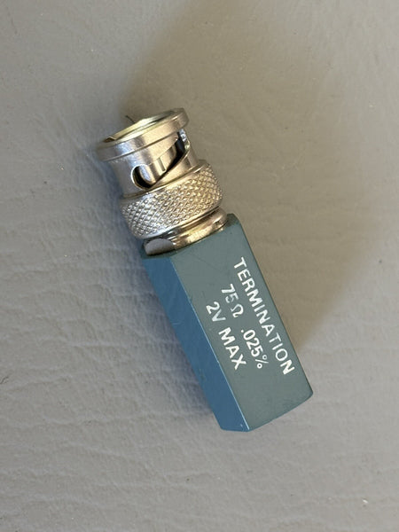 Tektronix 011-0102-01 Termination 75Ohm .025% 2V MAX