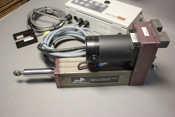 ACCUWEB MICRO 1000 WEB GUIDE SYSTEM W/CONTROLLER ACTUATOR AND SENSOR CTL 1000-02