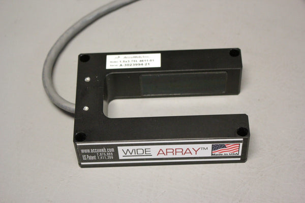 UNUSED ACCUWEB INFRARED WIDE ARRAY EDGE DETECTION SENSOR 1.5X3.75L 4611-01