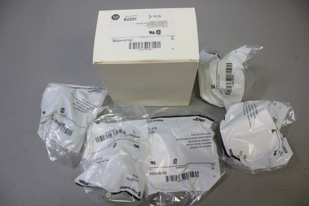 5 NIB BOX ALLEN BRADLEY PUSH BUTTON GUARDS 800H-N152 SERIES A