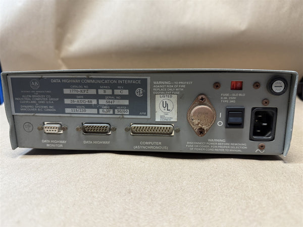 ALLEN BRADLEY DATA HIGHWAY COMMUNICATION INTERFACE 1770-KF2