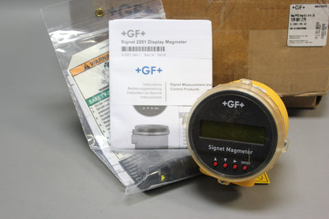 NEW GEORG FISCHER GF SIGNET DISPLAY MAGMETER 159001279 3-2551-P0-42