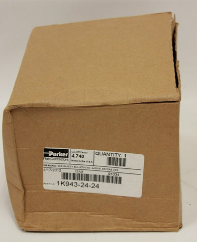  PARKER PRESSURE FLANGE HEAD 90° 1K943-24-24