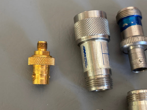 LOT OF 9 Pasternack, Pomona,  SMA Male Adaptors, Minimum Loss Pad, Terminator