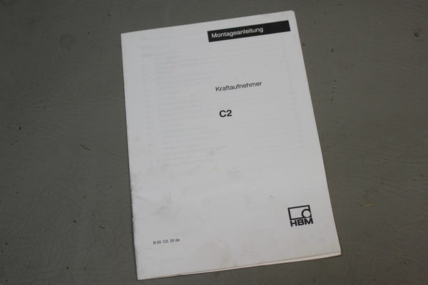 HBM LOAD CELL C2-S20 FETTE