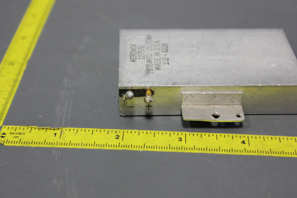 AEROVOX 1500MFD 25VDC CAPACITOR 102-6228 127576 METAL CASE
