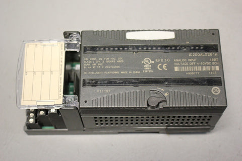 GE FANUC VERSAMAX PLC MODULE WITH CARRIER IC200ALG261H IC200CHS022