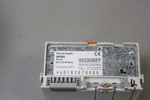 BECKHOFF ETHERNET COUPLER BK9000