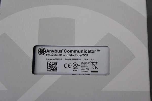 NEW ANYBUS ETHERNET/IP & MODBUS-TCP COMMUNICATOR AB7072-B  #2