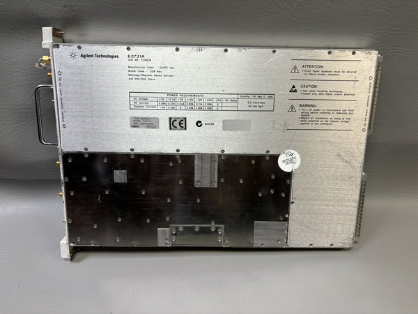 HP Keysight Agilent E2731A VXI RF Tuner  Single-Slot 75000 Series C