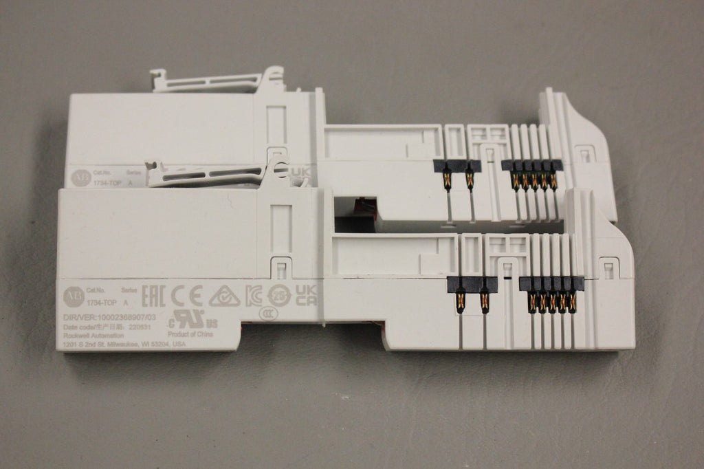 LOT OF 2 ALLEN BRADLEY 1734-TOP SER A TERMINAL MOUNTING BASES