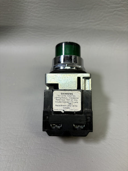 Unused SIEMENS 52PL4G2XB 30mm Red or Green Pilot 120vac LED