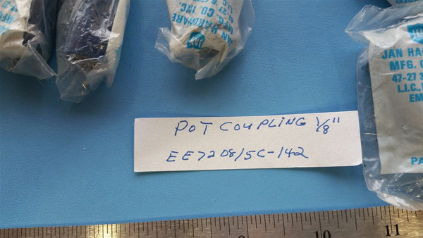 12 JAN HARDWARE 1/8" POTENTIOMETER POT COUPLINGS 