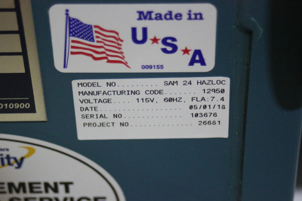 NEW TWIN CITY FAN & BLOWER VENTILATION SYSTEM WITH BALDOR MOTOR SAM 24