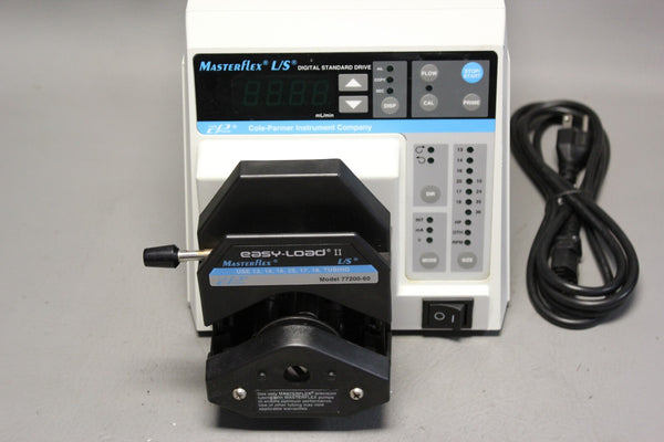 COLE PARMER DIGITAL STANDARD DRIVE WITH PUMP HEAD 7523-60 77200-60