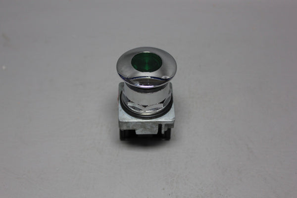 SIEMENS GREEN ILLUMINATED MUSHROOM HEAD PUSH PULL BUTTON 52PP2L3 W/O 52BJK