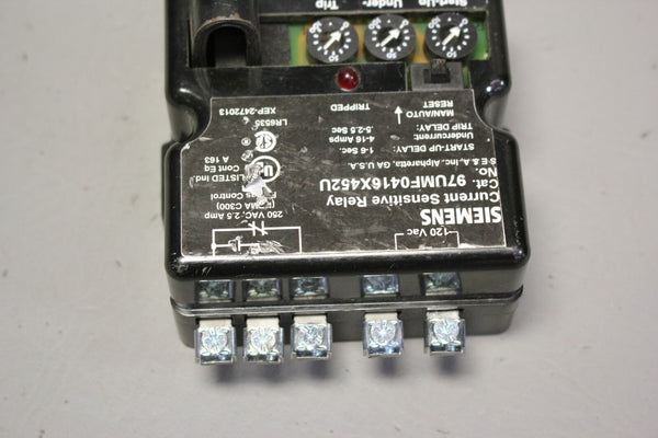 UNUSED SIEMENS CURRENT SENSITIVE RELAY  97UMF0416X452U