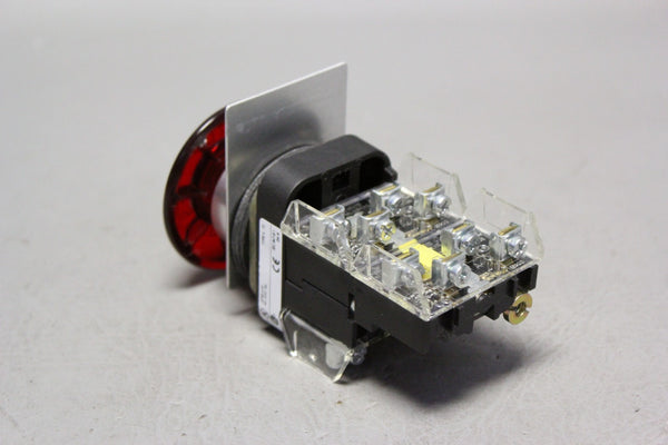 UNUSED ALLEN-BRADLEY ILLUMINATED EMERGENCY STOP BUTTON 800T-FXQH24RA1