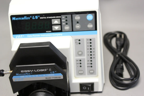 COLE PARMER DIGITAL STANDARD DRIVE WITH PUMP HEAD 7523-60 77200-60