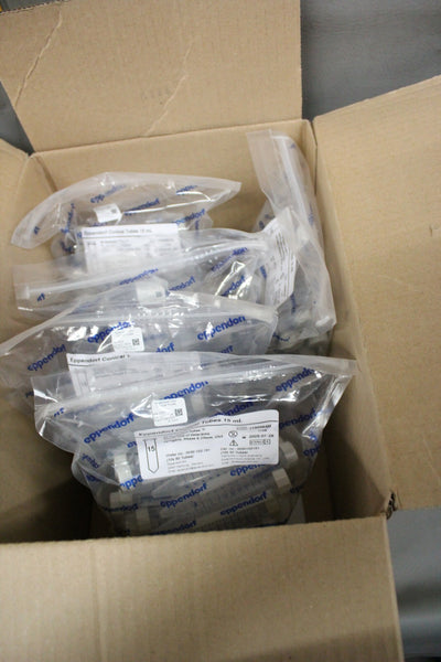 NEW BOX OF 250 15mL EPPENDORF TUBES 0030122151