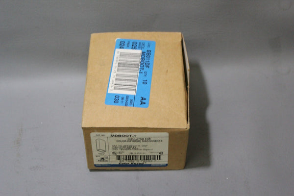 6 NEW THOMAS & BETTS INSULATOR FOR COLOR-KEYED (R) DISCONNECTS MDBOOT-1
