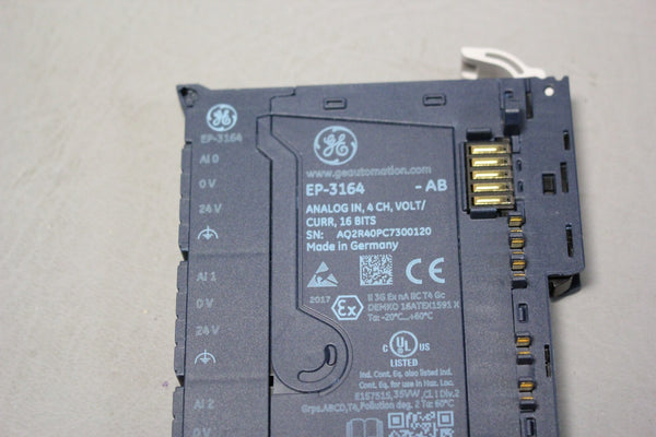 GE ANALOG IN VOLT/CURR MODULE  EP-3164-AB