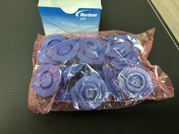 3- (60 PCS) Nordson EFD 7012196 End Cap O 30/55CC BL20