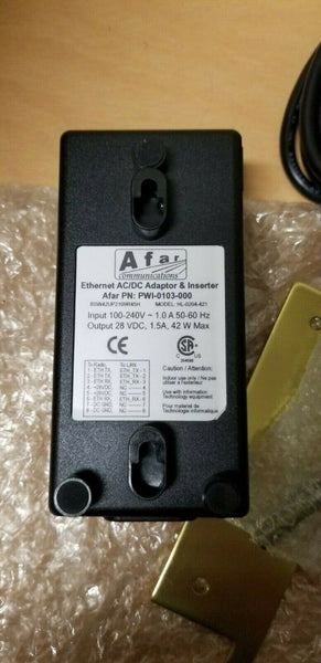 NEW AFAR COMM SPREAD SPECTRUM WIRELESS ETHERNET RADIO BRIDGE PULSAR-24027