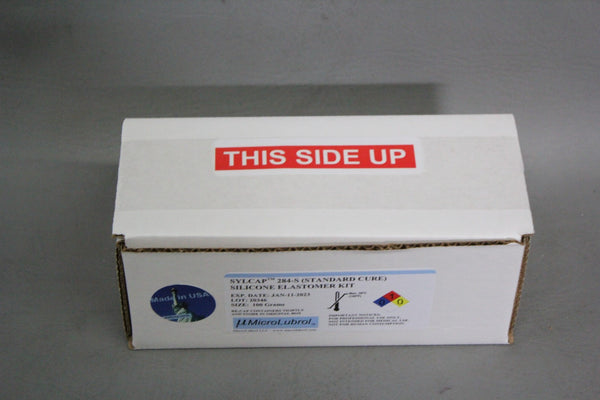 NEW MICROLUBROL SYLCAP 284-S STANDARD CURE SILICONE ELASTOMER KIT 100g