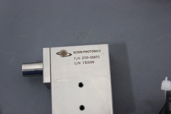 SCION PHOTONICS W/PULNIX HI RES MACHINE VISION CCD CAMERA 210-0065I (S17-3-27F)