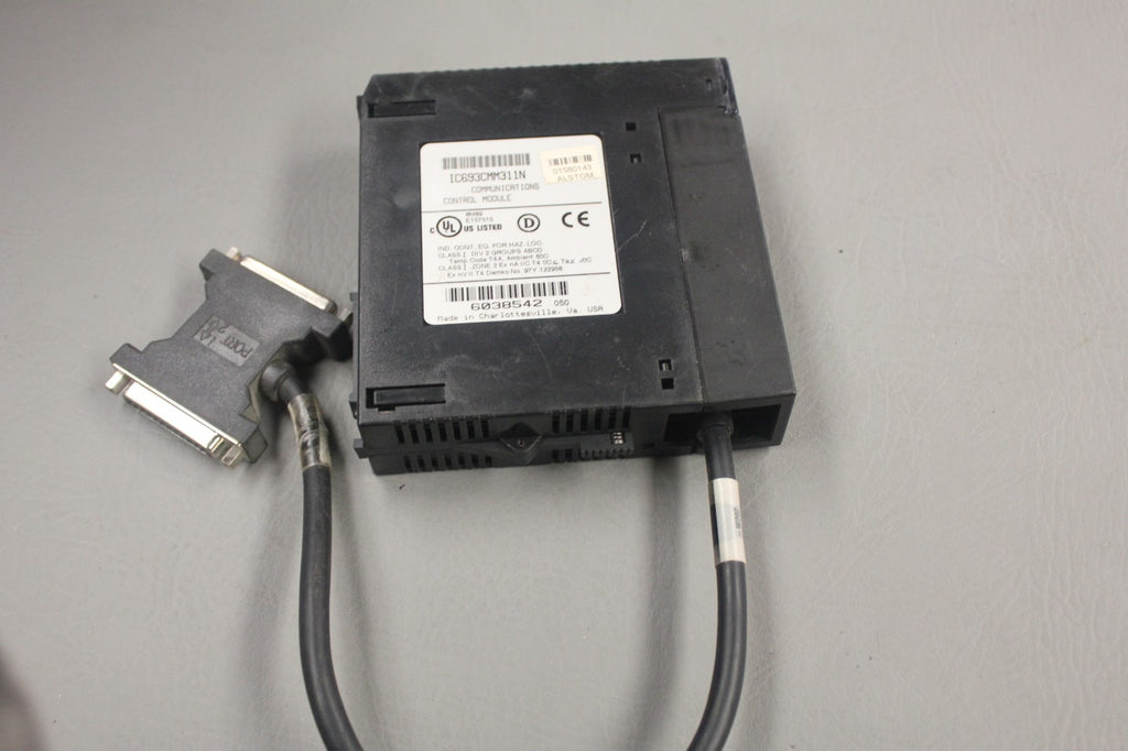 GE FANUC COMMUNICATIONS CONTROL MODULE W/CABLE IC693CMM311N
