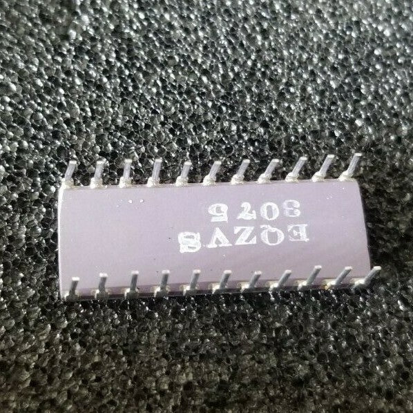 Vintage RCA Purple Ceramic & Gold 22 Pin DIP Chip Processor CD40116D