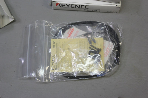 LOT OF 3 NEW KEYENCE DIGITAL FIBEROPTIC SENSORS FU-18