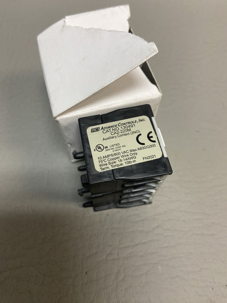ACI AUXILIARY CONTACT BLOCK 130491 *NEW IN BOX*