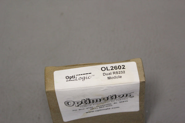 NEW OPTIMATION DUAL RS232 PLC MODULE  OL2602