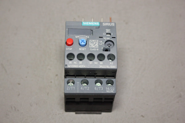 SIEMENS SIRIUS  3RU2116-1EB0 OVERLOAD RELAY