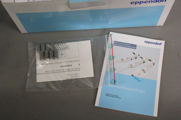 NEW EPPENDORF RESEARCH PLUS MULTI 8 CHANNEL 30-300 UL PIPETTOR 3125000052