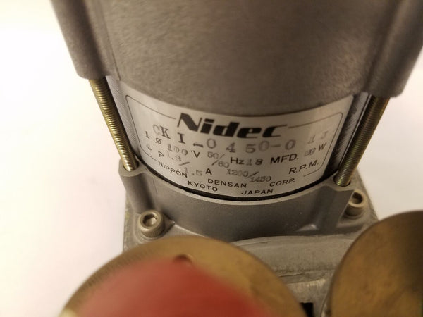 Ulvac Da-15D Diaphragm Dry Vacuum Pump Nidec