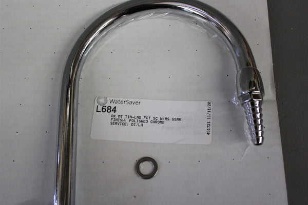 NEW WATERSAVER POLISHED CHROME LABORATORY FAUCET DI/LH L684