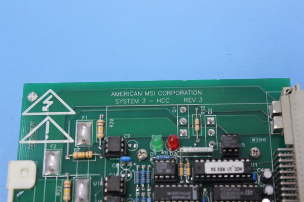 American MSI System 3 Control Board/Module HCC-240-15  3000.020.085 