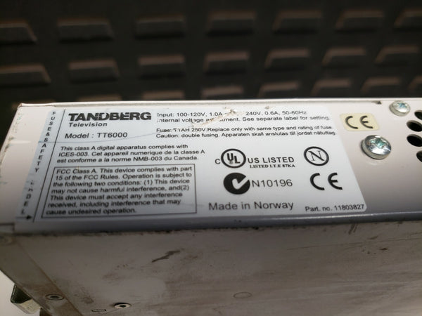 Tandberg TT6000 TT4021 Mpeg2 Dvb Medialink Interface Converter 