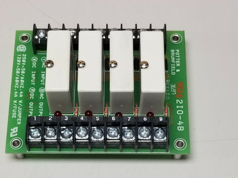 Potter & Brumfield I/O Module Mounting Board With 4 DC Input IDC-5 2IO-4B