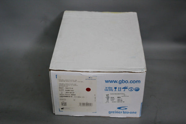 45 NEW GREINER BARCODED STERILE 1536 WELL ASSAY PLATE 789173-A EXP 2025