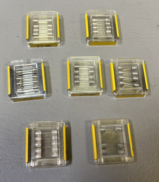 29- LOT OF MISC BUSS FUSES GMA 2A, GMA-4-R, GMA 1A, GMC 5A, GMA 250MA