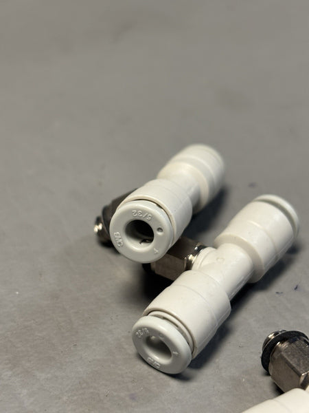 9- SMC KJT04-M5 Union Tee One Touch Fitting Male